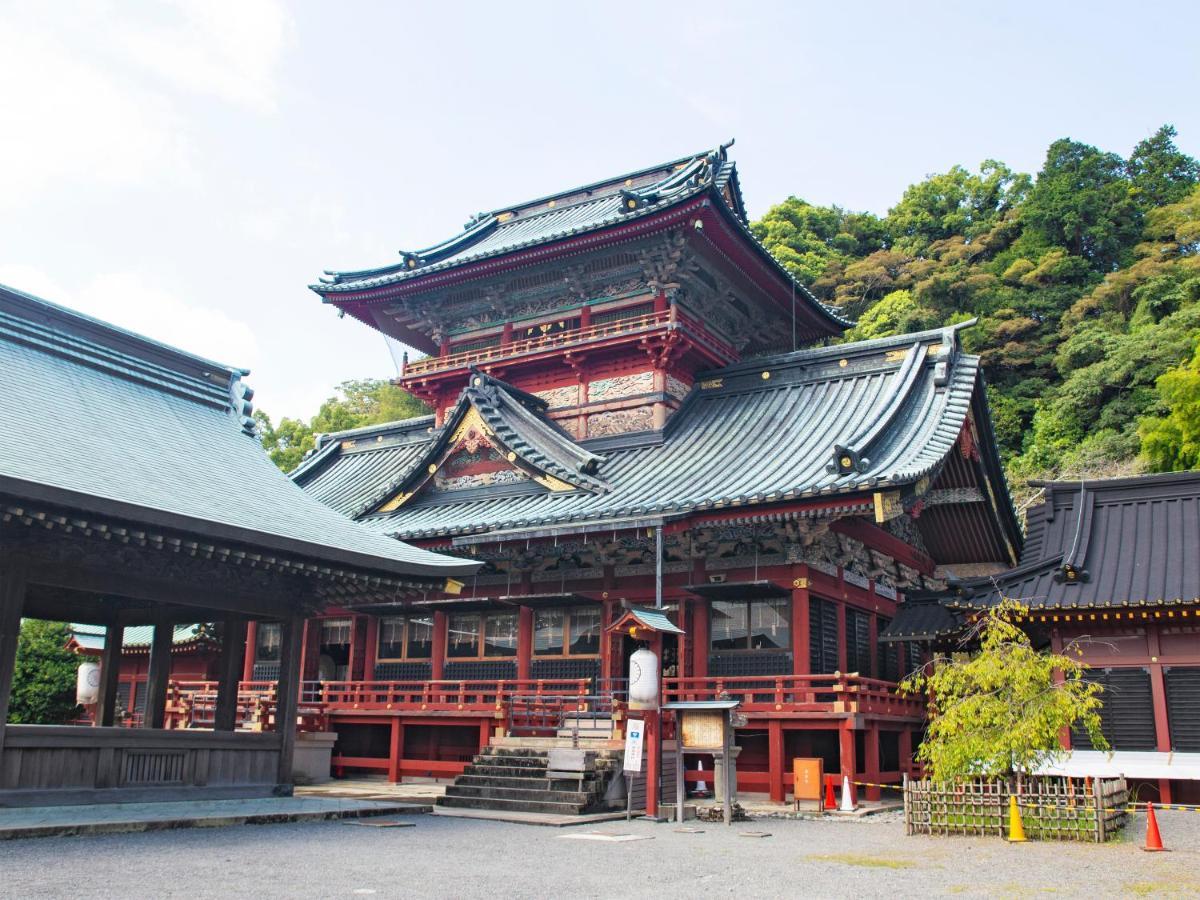 静冈酒店 外观 照片 The haiden of the shrine